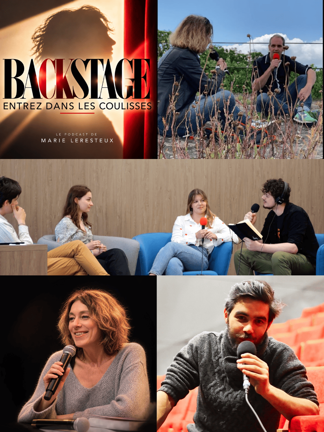 podcast backstage