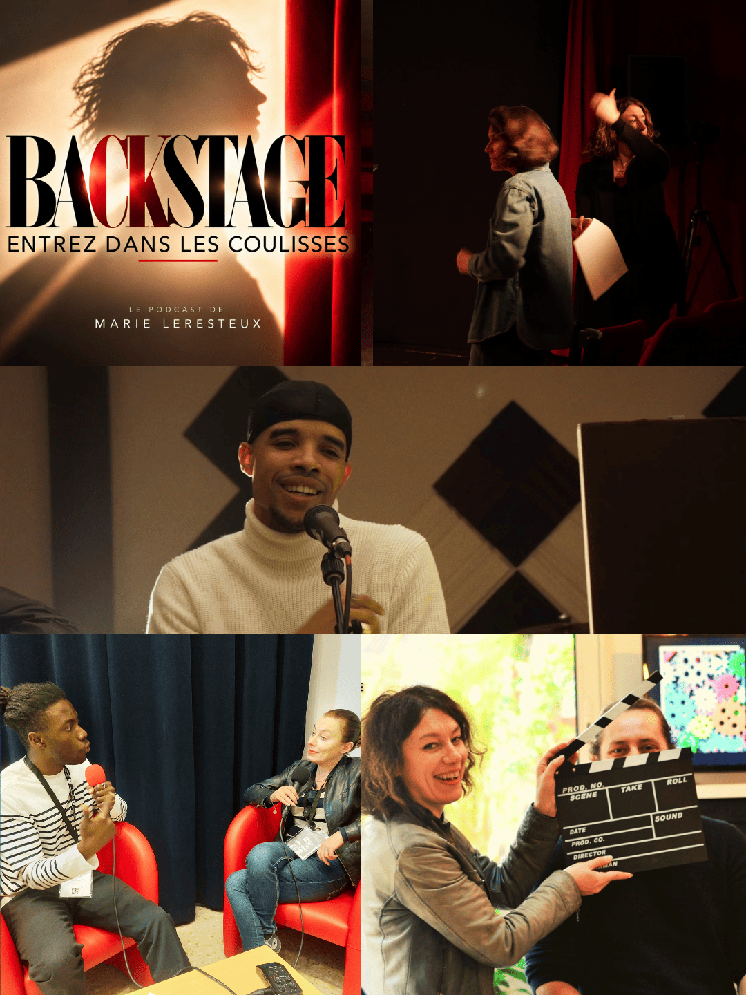 Backstage, le podcast de Marie Leresteux